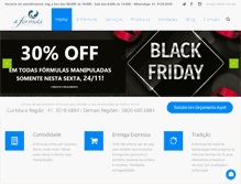 Tablet Screenshot of aformula.com.br